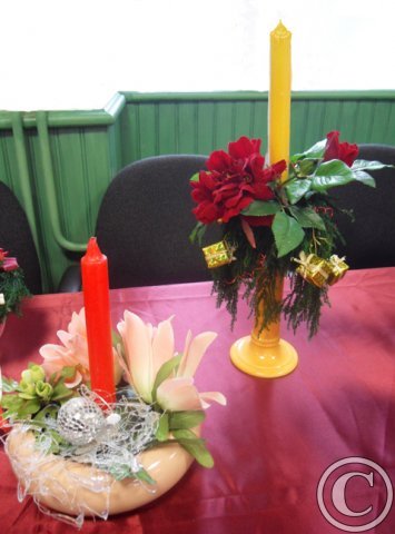 duo bougeoirs de Noël