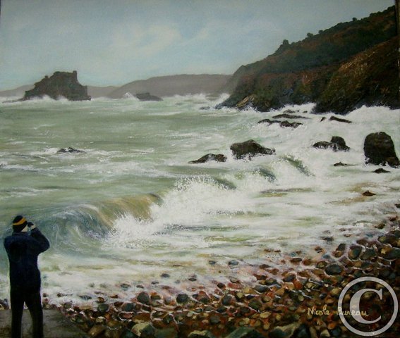 Tempête à Vénizella (Guimaëc)