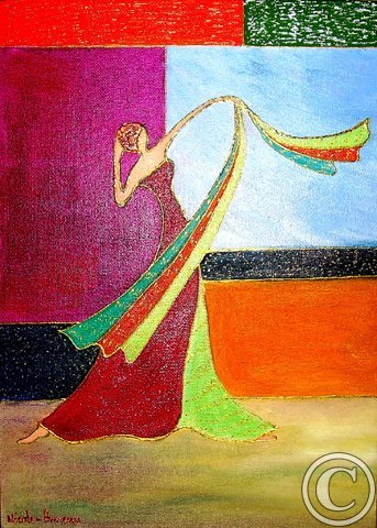 Princesse aux foulards