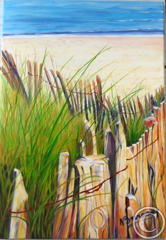 Plage des sables blancs à Locquirec